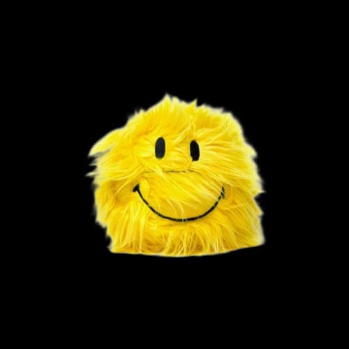 Market Smiley Shaggy Plush Basketball 'Yellow'