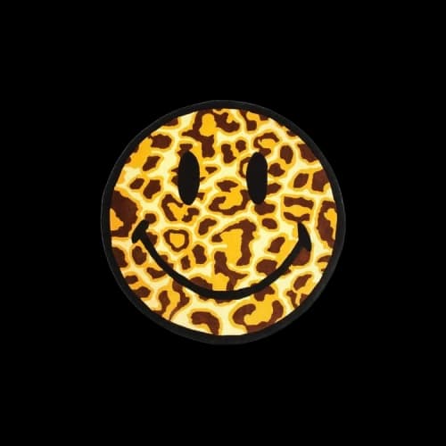 Market Smiley Leopard Rug 'Multicolor'