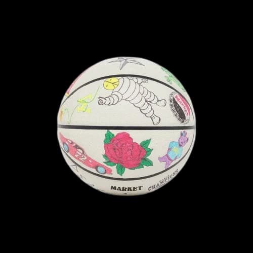 Market Varsity Hand Drawn Basketball 'Cream'