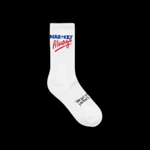 Market Low Prices Socks 'White'