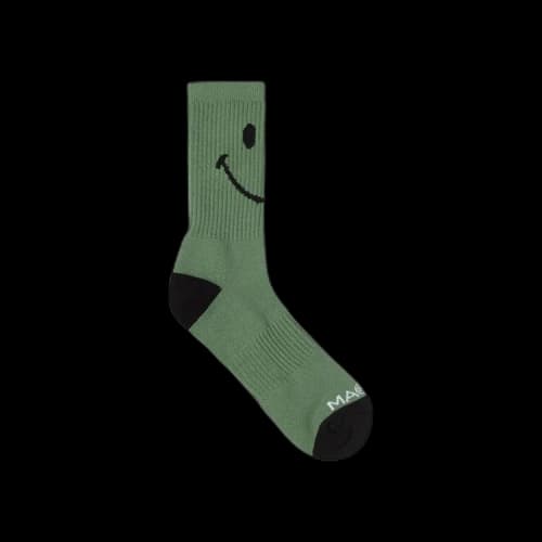 Market Smiley Oversized Socks 'Sage'