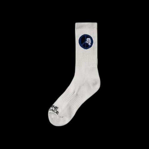 Market Alone At Peace Socks 'Cream'