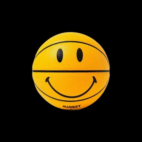 Market Smiley Basketball 'Yellow'