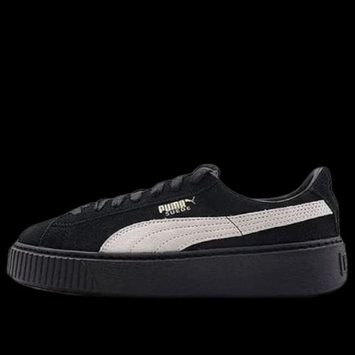 PUMA Suede Platform Core 'Black White' (Women's)