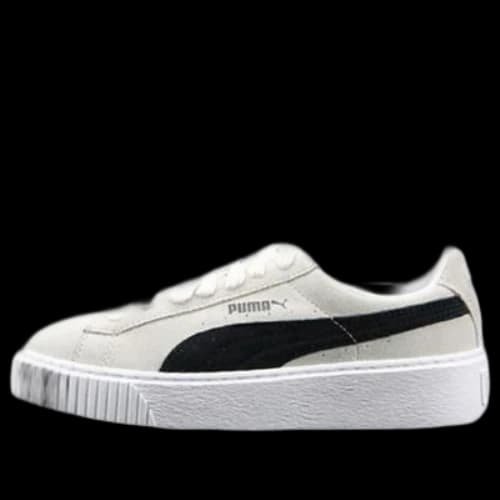 PUMA Suede Platform 'Black White' (Women's)