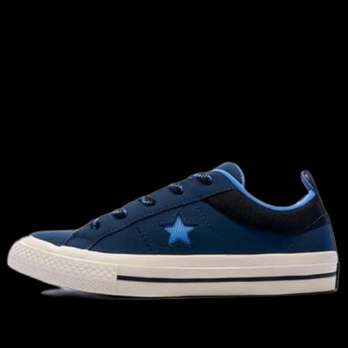 Converse One Star Non-Slip Wear-resistant Low Tops Casual Skateboarding Shoes Blue