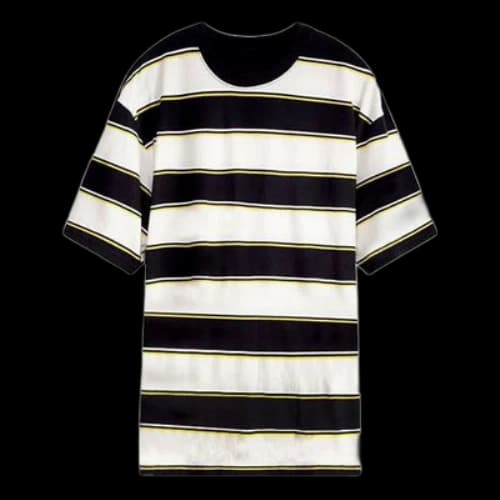 LEVI'S Levis Round Neck Stripe Short Sleeve Colorblock