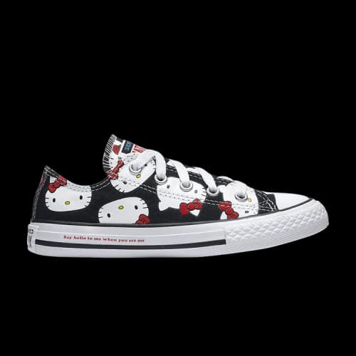 Converse Hello Kitty x Chuck Taylor All Star Canvas Ox GS 'Black'