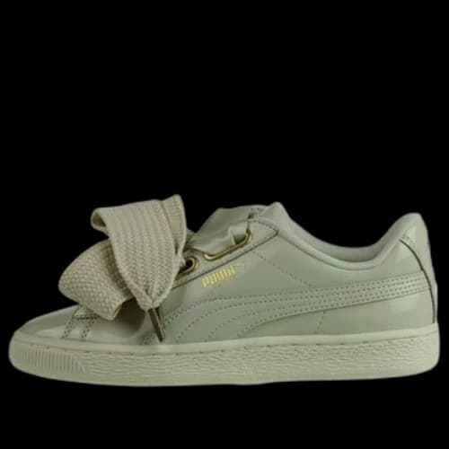 PUMA Basket Heart Casual Shoes Cream (Women's)