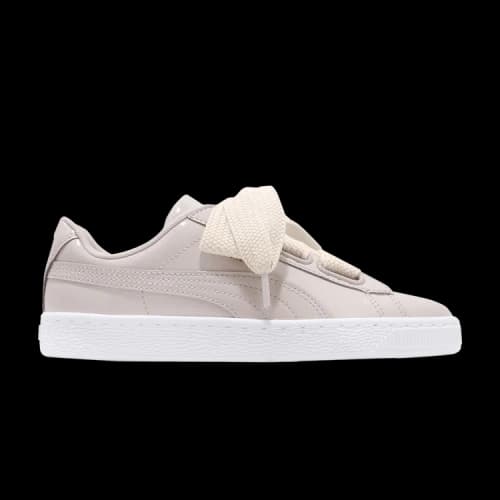 PUMA Basket Heart Patent 'Silver Grey' (Women's)