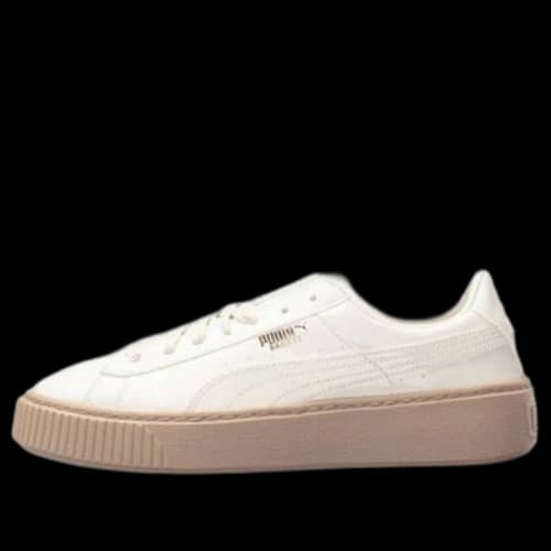 PUMA Basket Platform Patent Marshmallow 'White' (Women's)