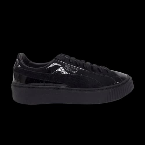 Puma Basket Platform 'Black Patent Leather' (Women's)