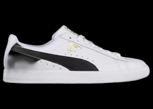 Puma Clyde Core Leather Foil White