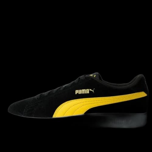 PUMA Smash V2 Leisure Sneakers Black/Yellow