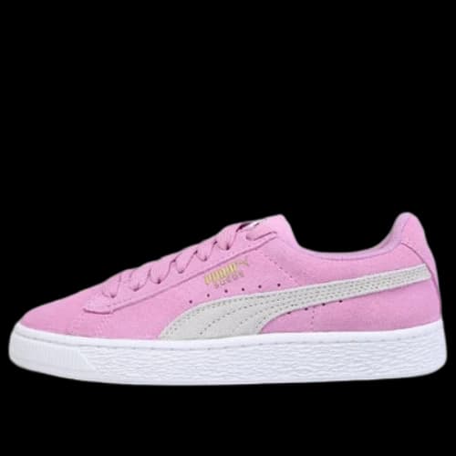 (GS) PUMA Suede Classic Casual Sneakers Pink/Grey/White