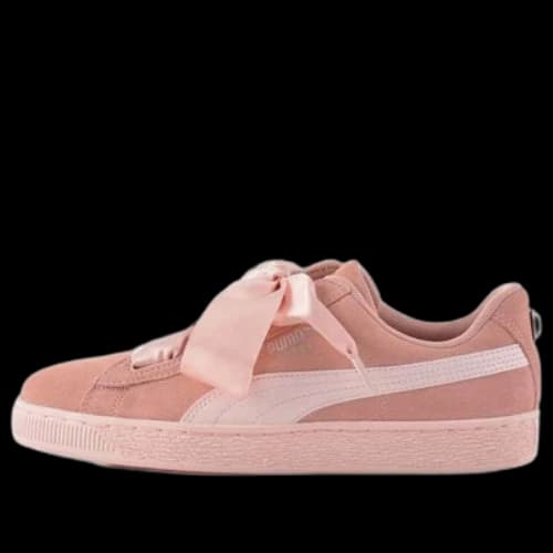 (GS) PUMA Suede Heart Jewel Pink