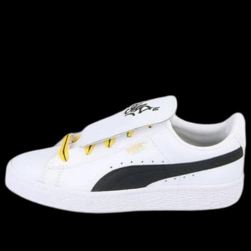 (PS) PUMA Minions Basket Tongue Ps Sneakers White/Black