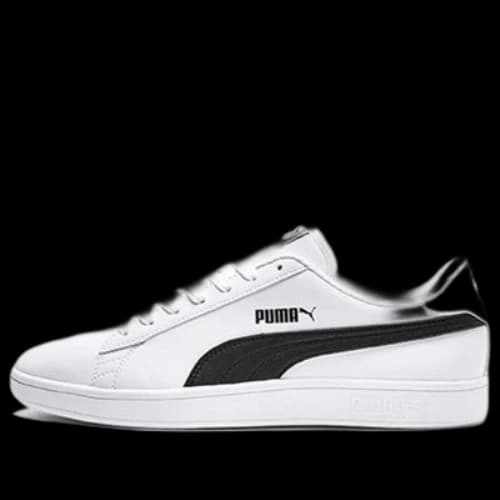 PUMA Smash V2 Buck Casual Board Shoes Black/White