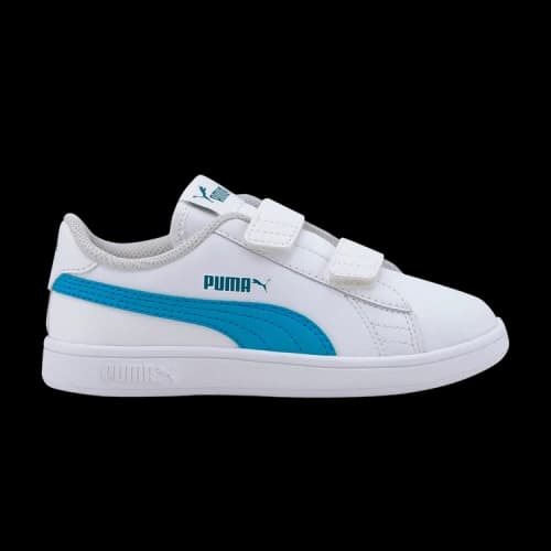 (PS) PUMA Smash v2 Leather 'White Dresden Blue'
