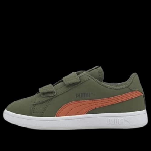 (PS) PUMA Smash V2 Buck V Ps Leisure Sneakers Green/Brown
