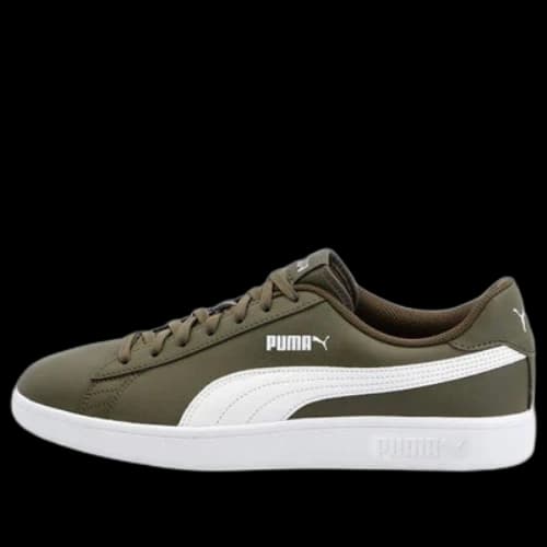 PUMA Unisex Smash V2 L Sneakers Green/White