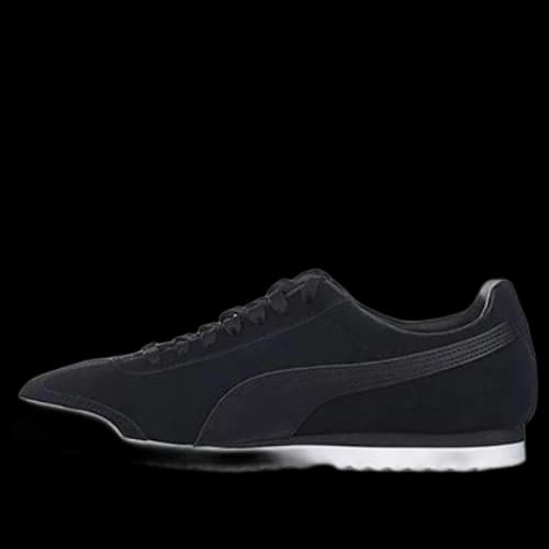 PUMA Roma Suede Running Shoes Black/White