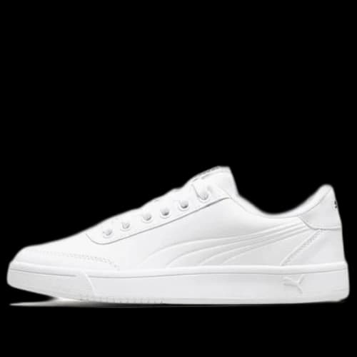 PUMA Court Breaker Bold White Casual Board Shoes 'White Black'