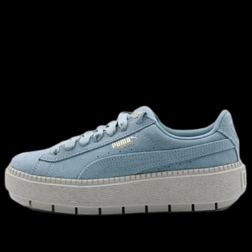 PUMA Suede Platform Trace 'Aquifer-Blue Flower' (Women's)