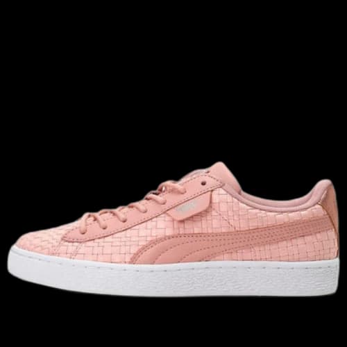 PUMA Basket Satin En Pointe Pink/White (Women's)