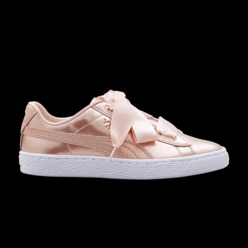 (GS) PUMA Basket Heart Lunar Lux 'Cream Tan'
