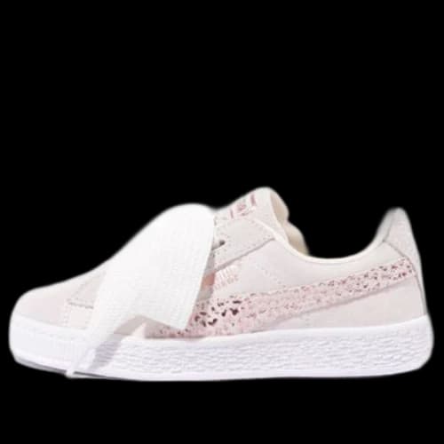 (PS) PUMA Heart Suede Animal Sneakers Beige
