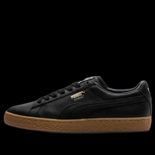 PUMA Basket Classic Gum Deluxe Sneakers Black/Brown