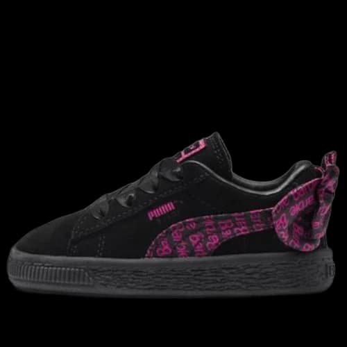(TD) PUMA X Barbie Suede Classic Casual Shoes Black