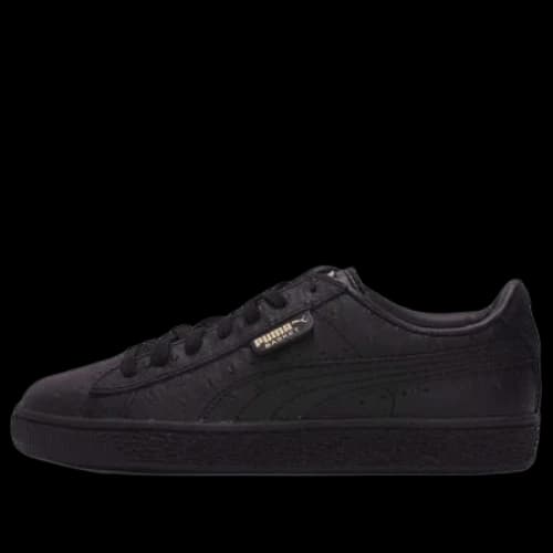 PUMA Basket Ostrich Sneakers Black (Women's)