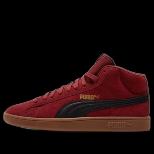 PUMA Unisex Smash v2 Mid Sd Sneakers Red