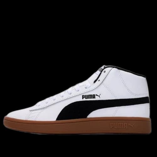PUMA Unisex Smash V2 Mid-Top Sneakers White