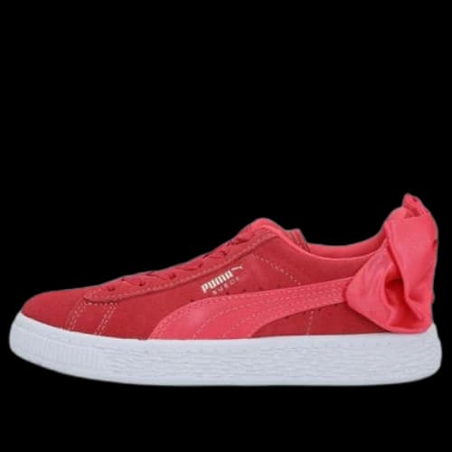 (PS) PUMA Suede Bow Ps Casual Shoes Red
