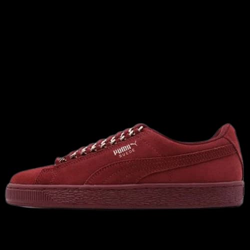 PUMA S SUEDE CLASSIC X CHAINS POMEGRANATE (Women's)