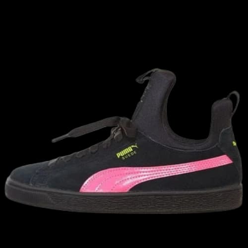 (GS) PUMA Suede Fierce 'Black Pink'