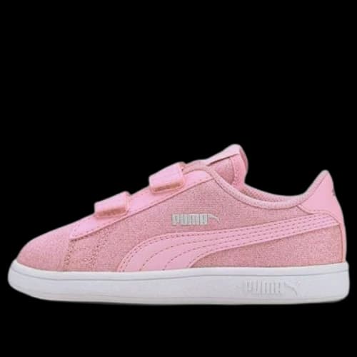 (PS) PUMA Smash V2 Glitz Glam Running Shoes Pink/White