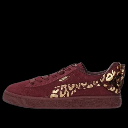 (PS) PUMA Suede Bow Athluxe Ac Ps Board Shoes Red