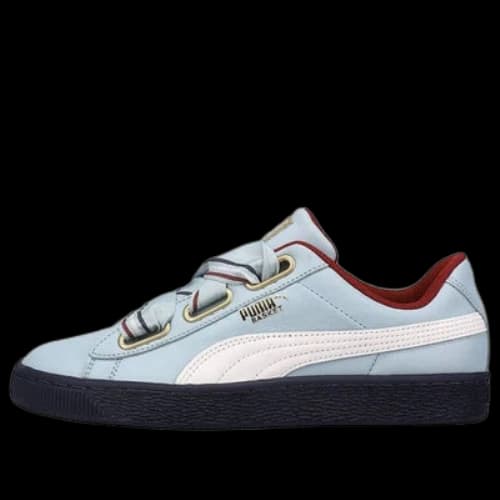 PUMA Basket Heart New School Casual Shoes Blue/Black (Women's)