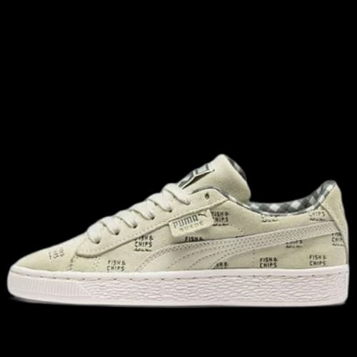 (GS) PUMA Suede Ldn x Tc 'Olive Green White'