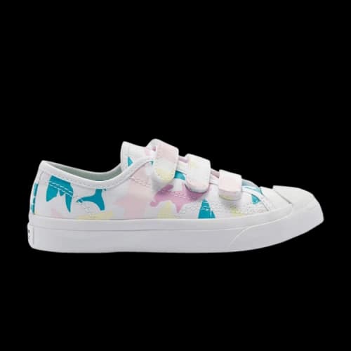 (PS) Converse Jack Purcell Low Easy-On 'Shark Bite - White'