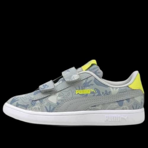 (GS) PUMA Smash V2 'Grey White Green'
