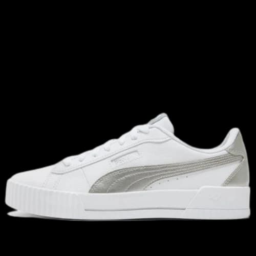 PUMA Carina Crew Metallic 'White Grey' (Women's)
