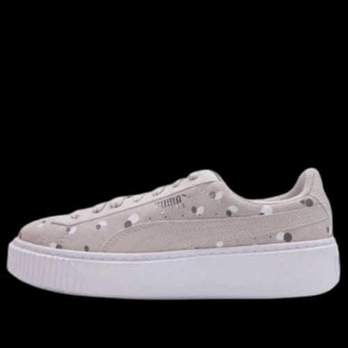 PUMA Sneakers Suede Platform Dots Jr 'Silver'