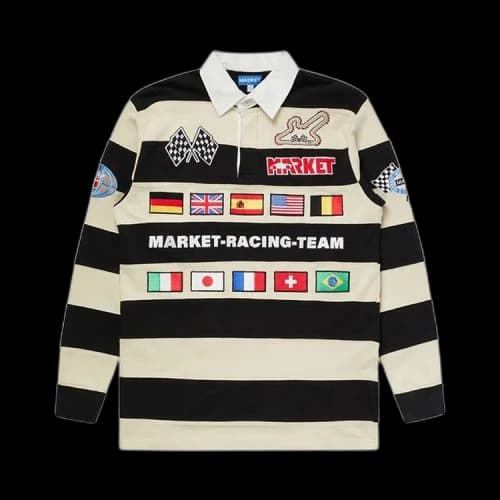Market Grand Prix Rugby Shirt 'Parchment'