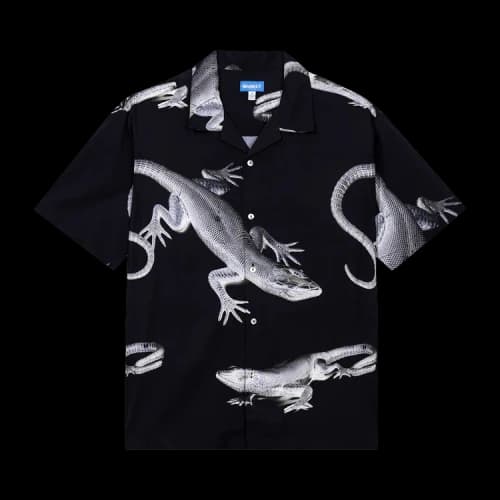 Market Monitor Ss Button Up 'Black'