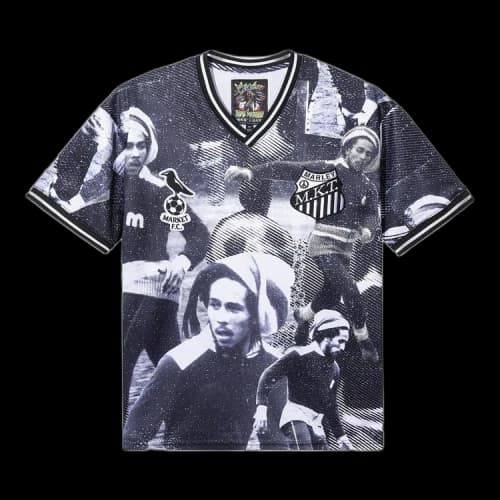 Market x Bob Marley All Over Print Soccer Jersey 'Black'